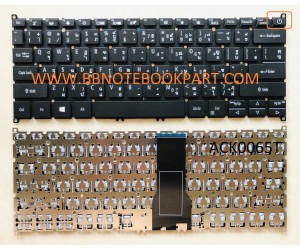 Acer Keyboard คีย์บอร์ด SWIFT 3 SF314-54   SF314-41  Aspire 5 A514-54 A514-54G  ภาษาไทย อังกฤษ